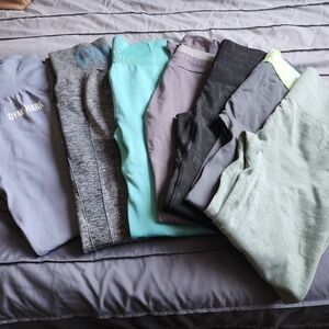 7 gymshark leggings (like new)